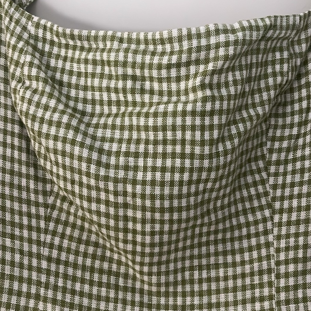 Reformation Cora Linen Gingham Top - Picture 4 of 10
